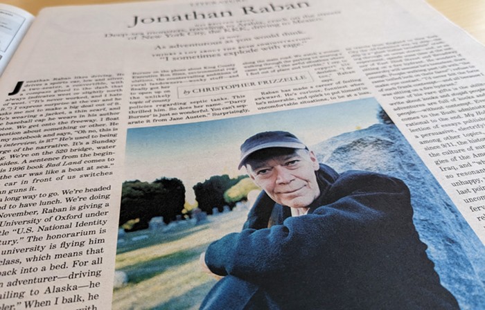 Literary Genius Jonathan Raban Has Died